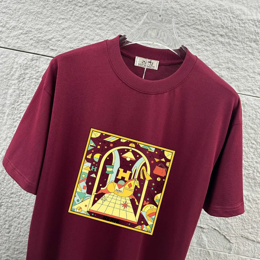 Herme* * 2026 New Arrival Classic T Same Style ：Black White Red Size： S （90-130 ） M （120-150 ） L （140-165 ） XL （160-180 ） XXL （180-210 ）